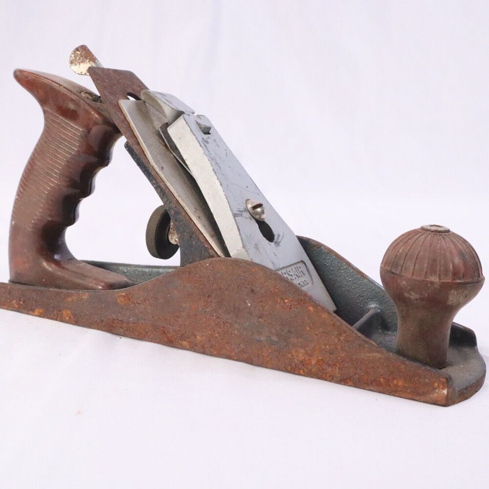 Corsair Great Neck Metal Hand Planer 10' long, Made in USA Vintage